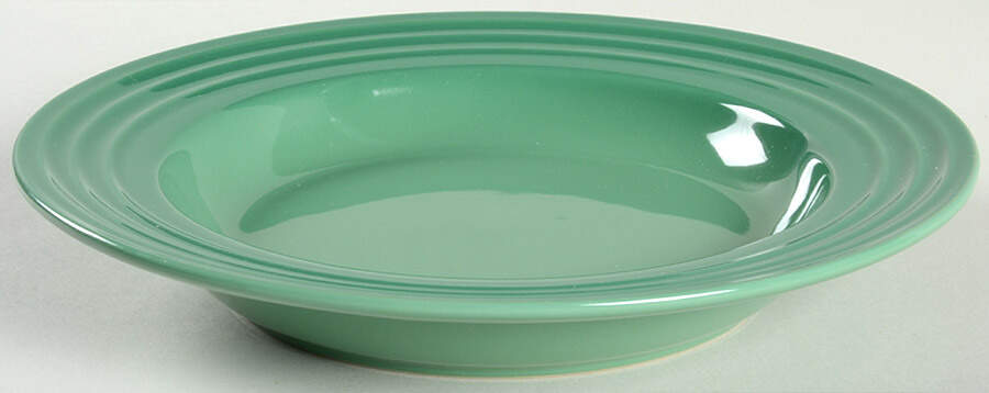 Medium Green Large Rim Soup Bowl by Le Creuset-1