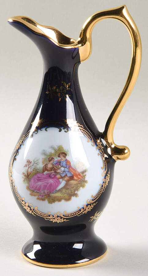 LCT11 5" Pitcher Vase by Limoges Castel-1
