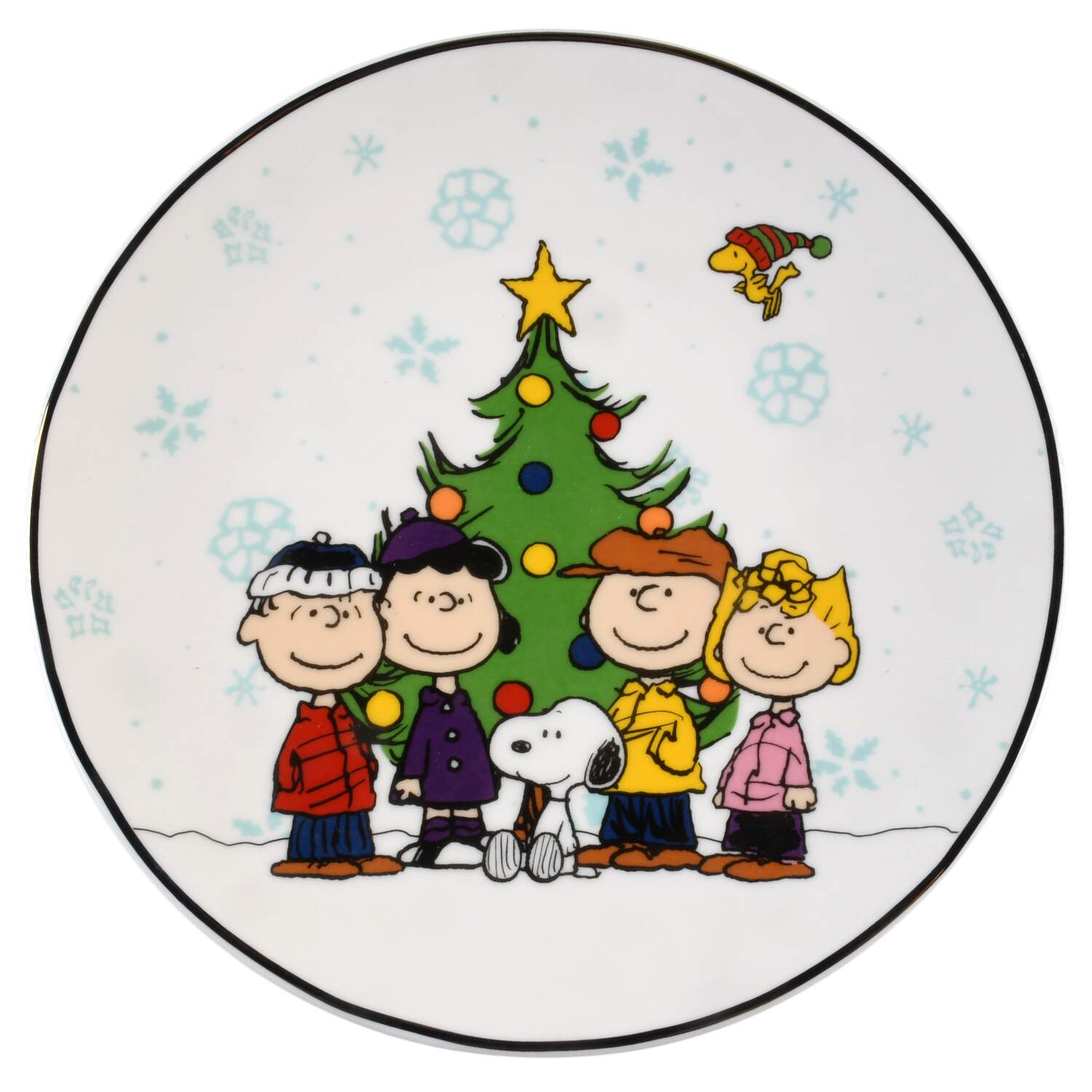 Snoopy Christmas Accent Salad Plate by Lenox-1