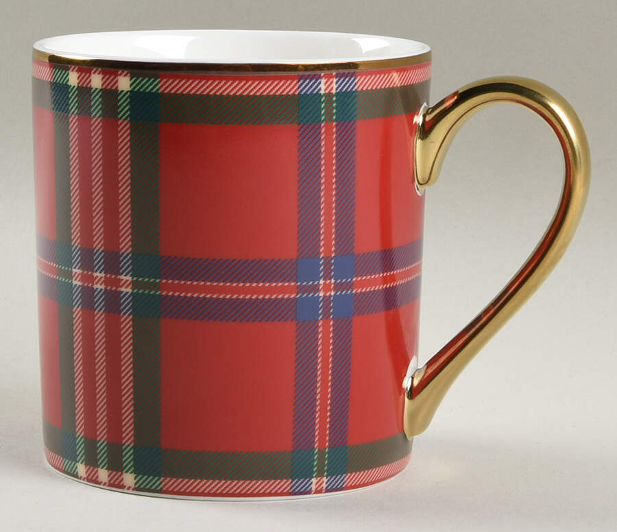 Holiday Red Tartan Mug by Lenox-1