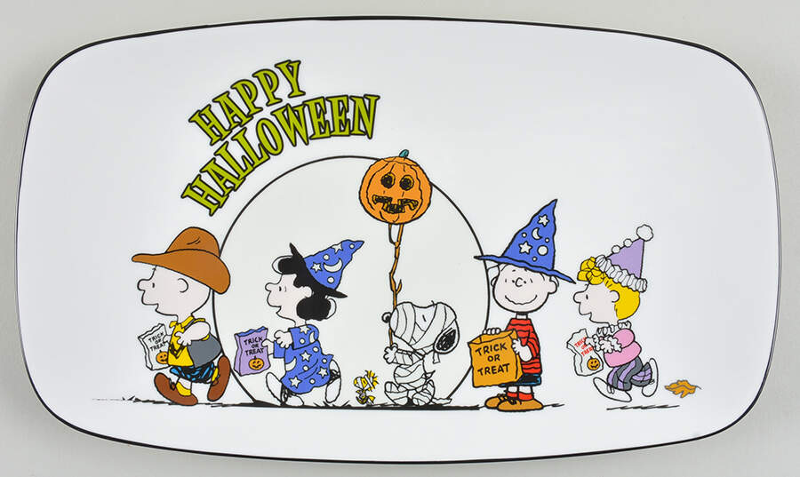 Snoopy the Great Pumpkin Hors d'Oeuvre Tray by Lenox-1