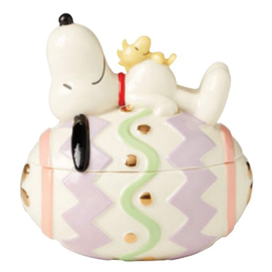 Snoopy Easter Lid for Figural Covered Dish by Lenox-1