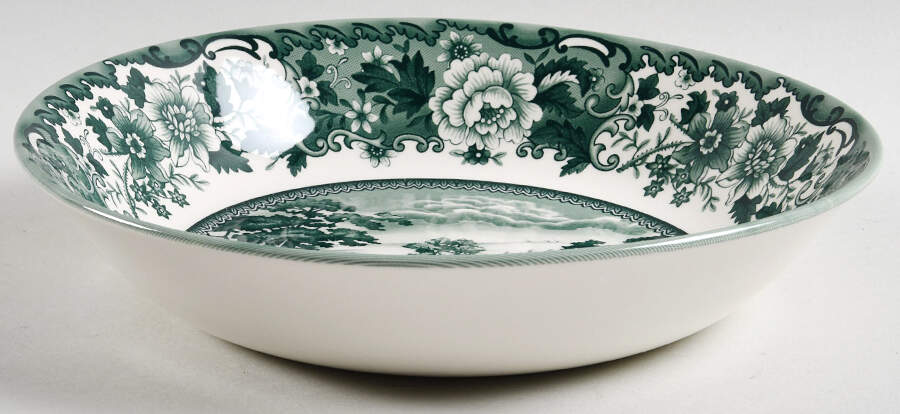 Belmont Green Individual Dinner Bowl by Legend (Britsh Heritage)-1