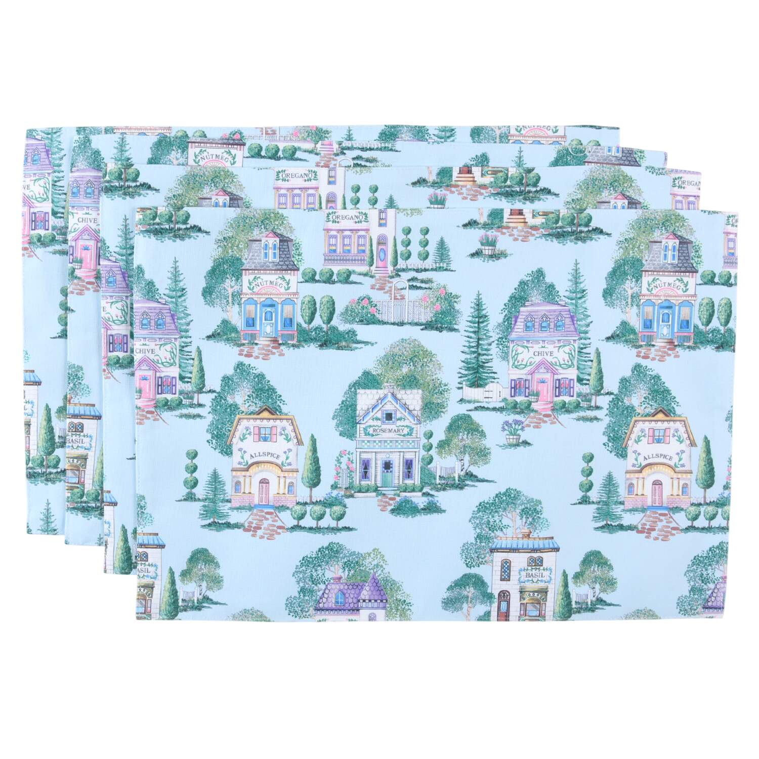 Lenox Village (2nd Edition) Cloth Placemat - Set of 4 by Lenox-1