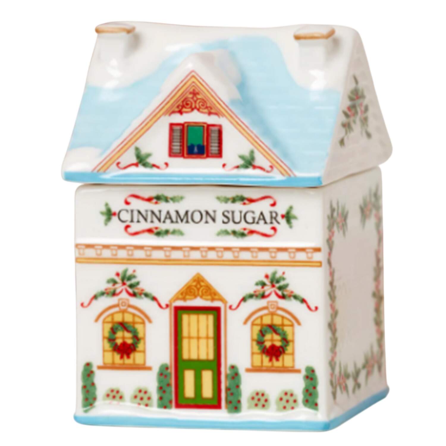 Lenox Village (2nd Edition) Cinnamon Sugar Spice Jar & Lid by Lenox-1