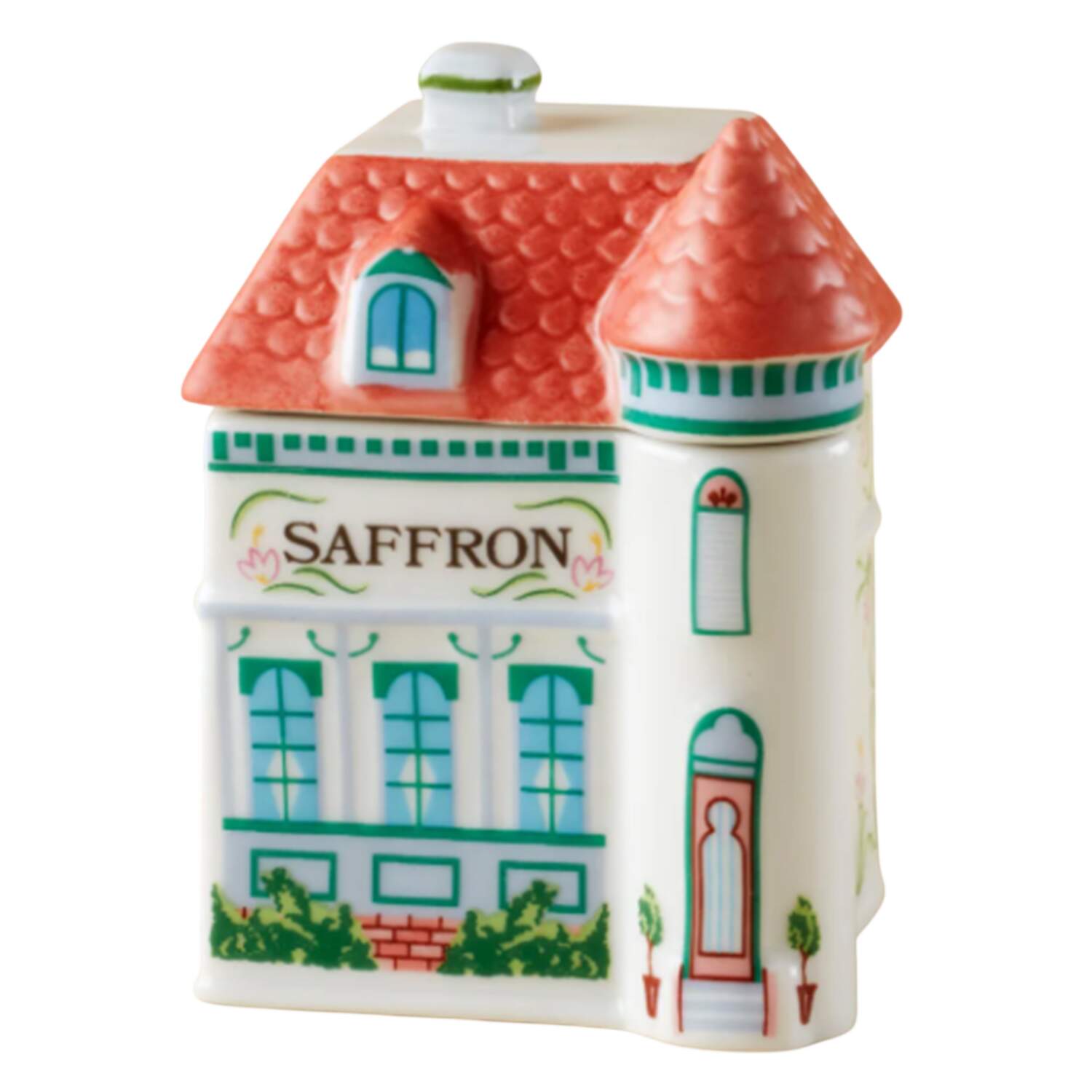 Lenox Village (2nd Edition) Saffron Spice Jar & Lid by Lenox-1
