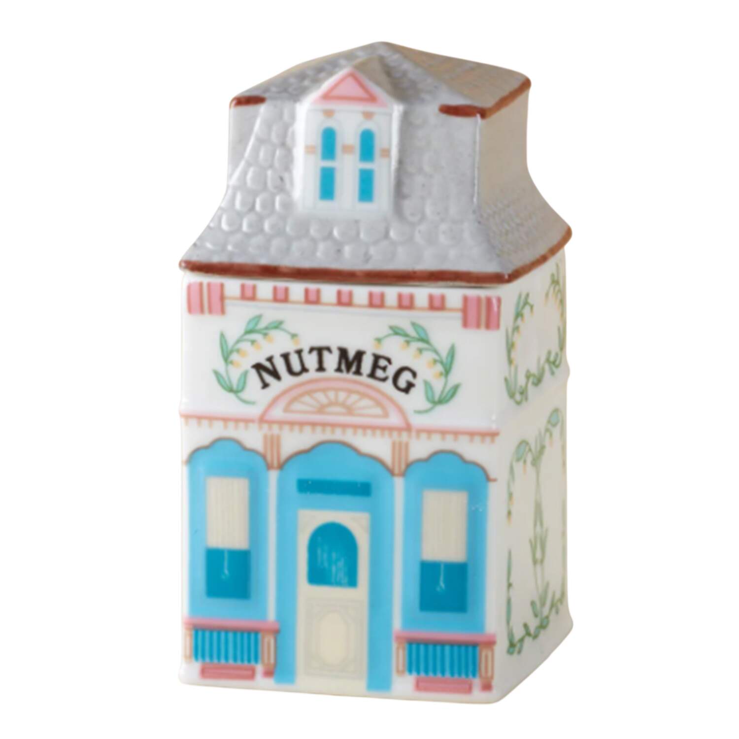 Lenox Village (2nd Edition) Nutmet Spice Jar & Lid by Lenox-1