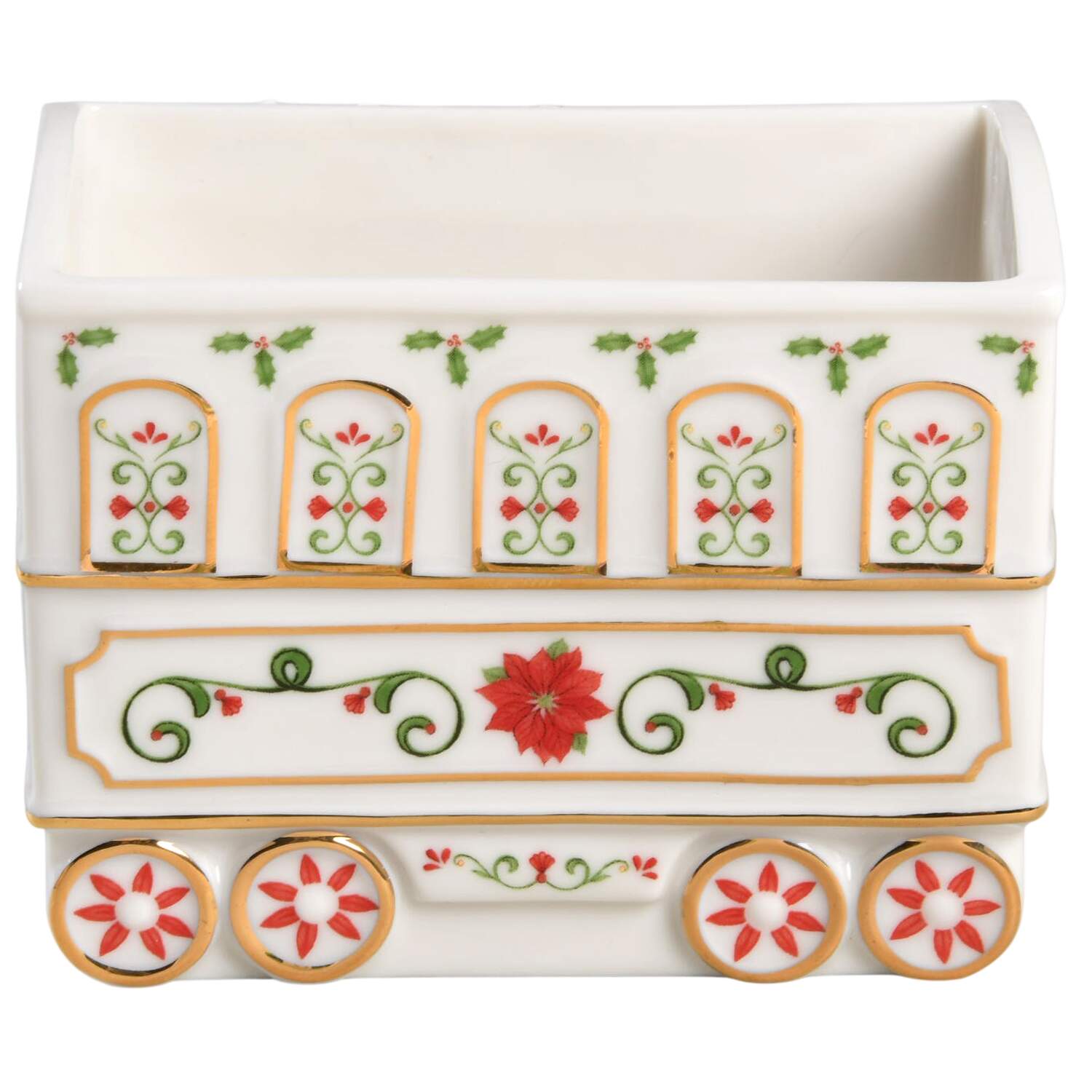 Lenox Village (2nd Edition) Caboose No Lid for Train Serving Set by Lenox-1