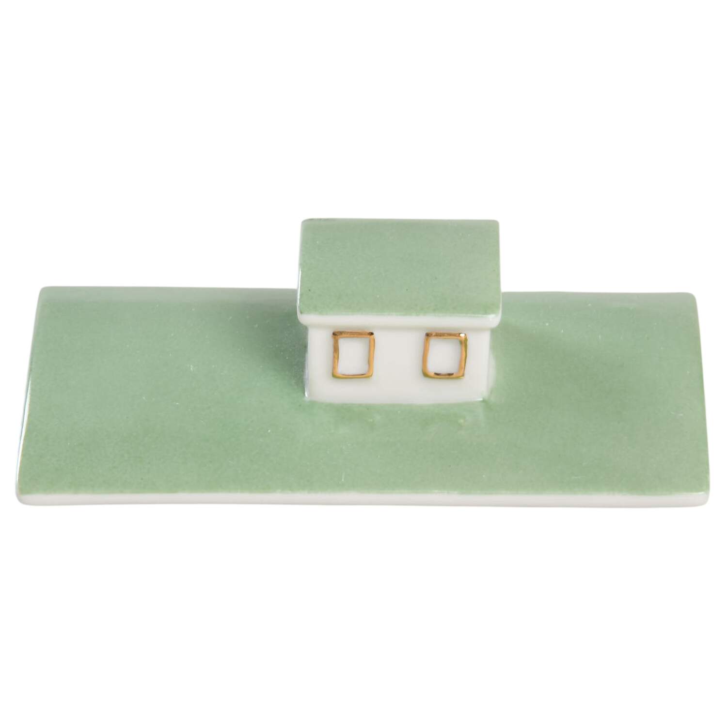 Lenox Village (2nd Edition) Caboose Lid for Train Serving Set by Lenox-1