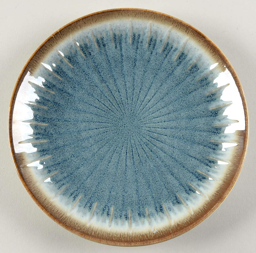 Nova Blue Salad Plate by Laurie Gates-1
