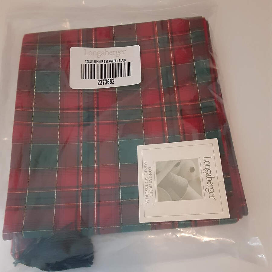 Table Linens & Accessories 16" X 72" Cloth Table Runner by Longaberger-1