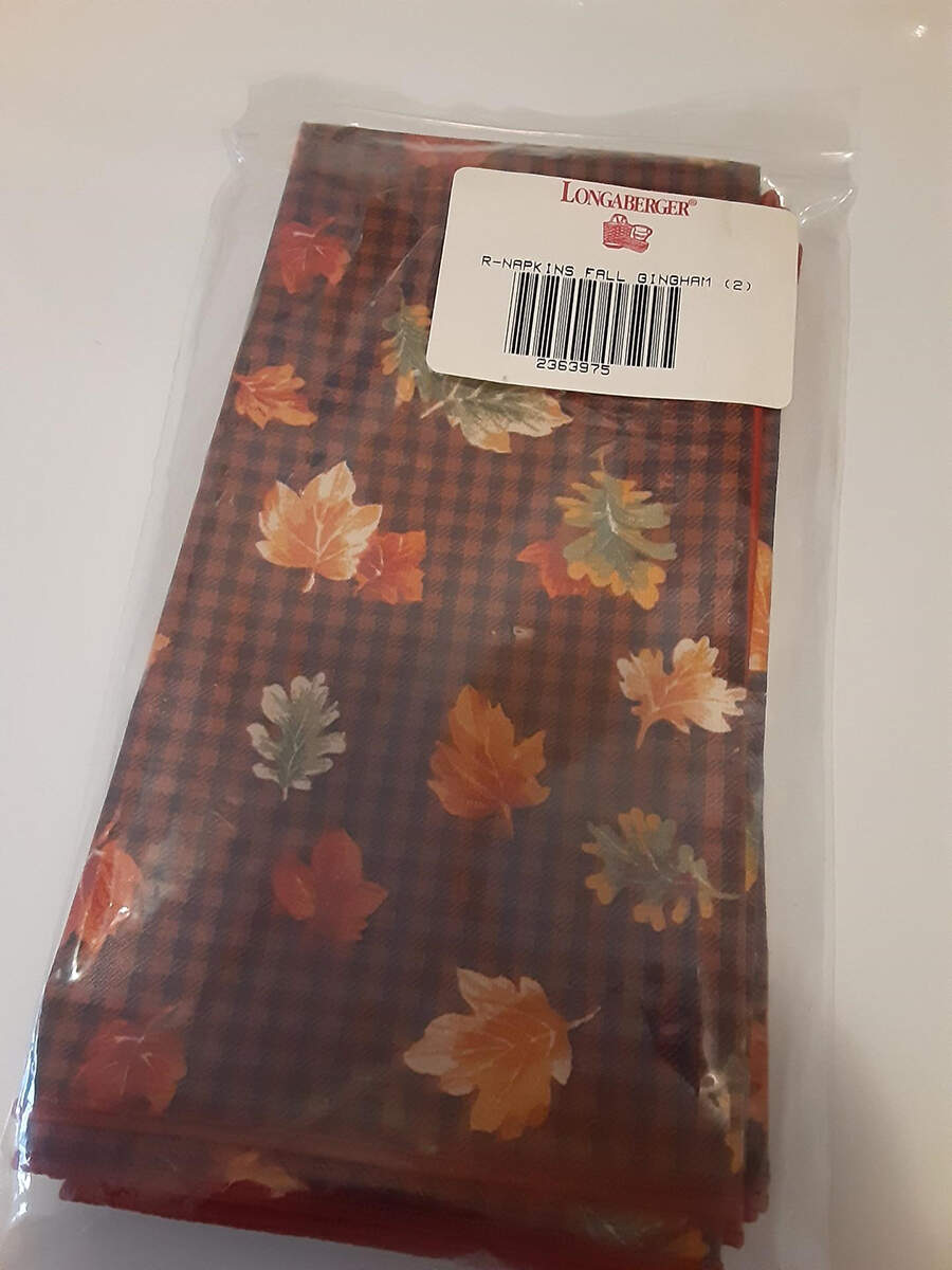 Table Linens & Accessories Cloth Napkin - Set of 2 by Longaberger-1