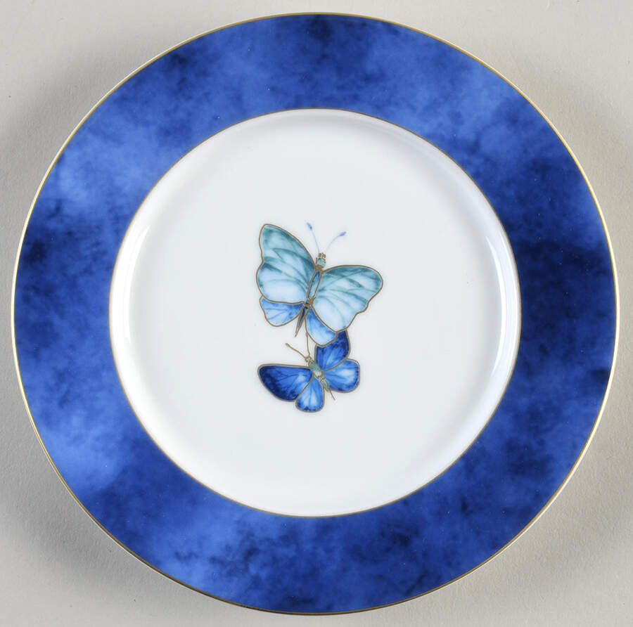 Papillons Bread & Butter Plate by Lalique-1