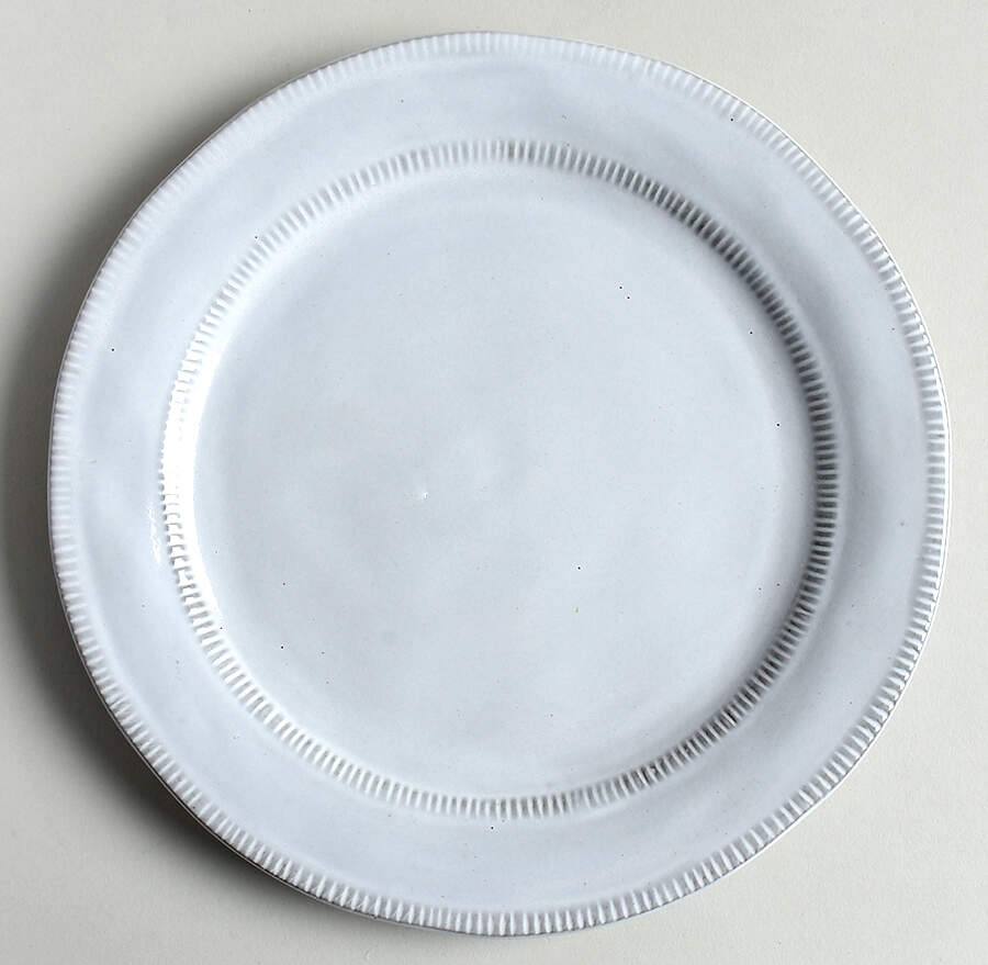Valencia Gray Salad Plate by Laurie Gates-1