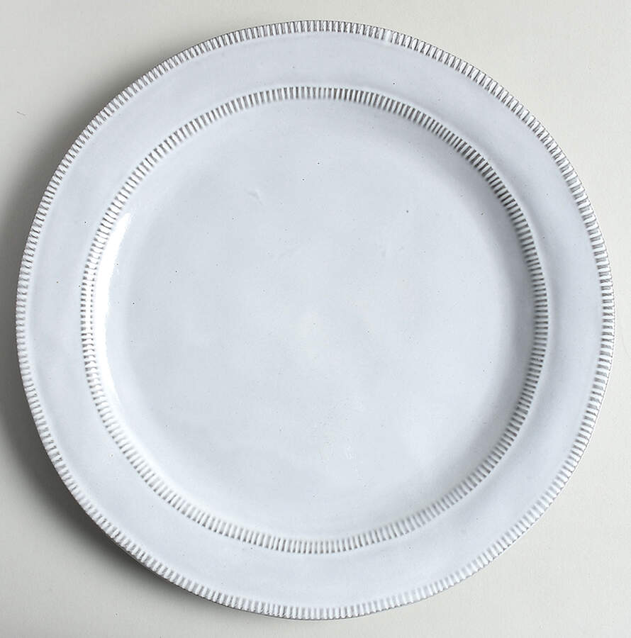 Valencia Gray Dinner Plate by Laurie Gates-1