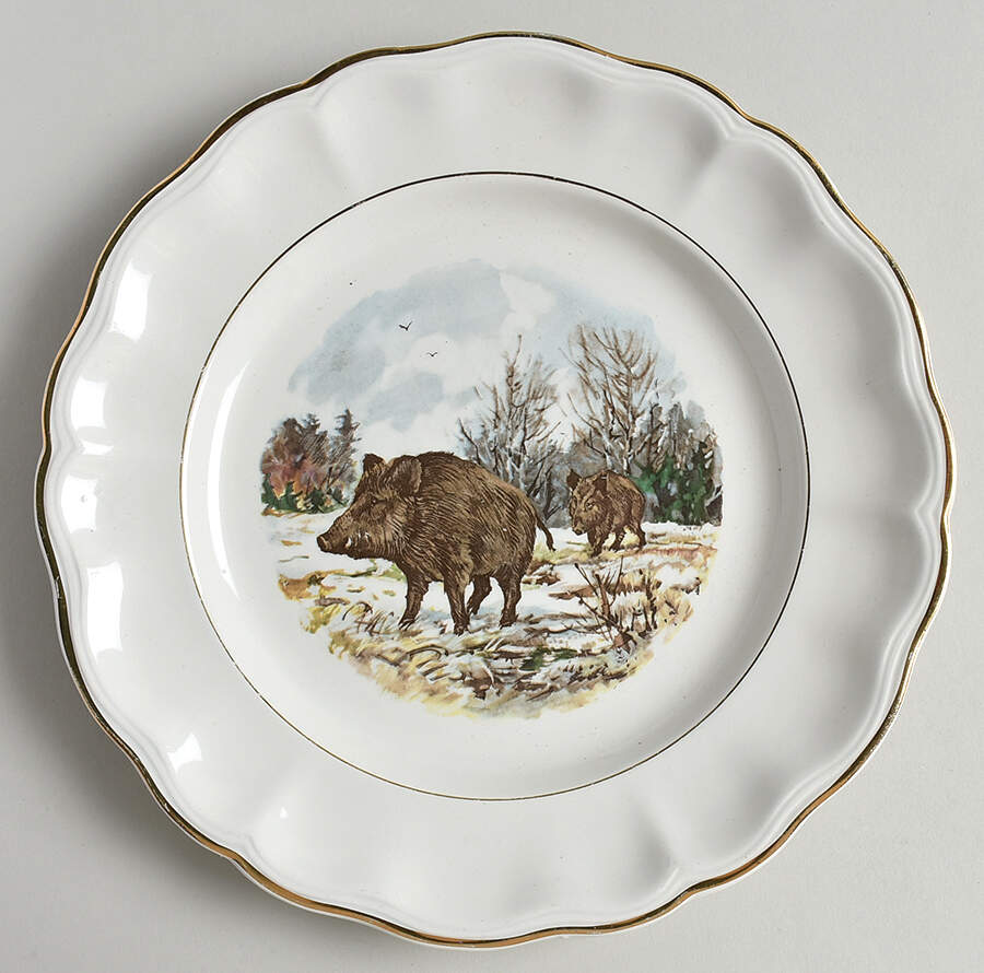 LUN77 Dinner Plate by Luneville-1