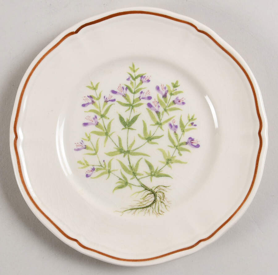 Herbs Canape Plate by Longchamp-1