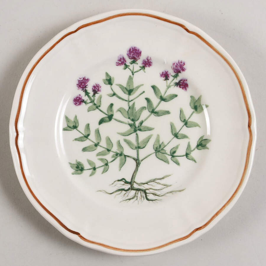 Herbs Canape Plate by Longchamp-1