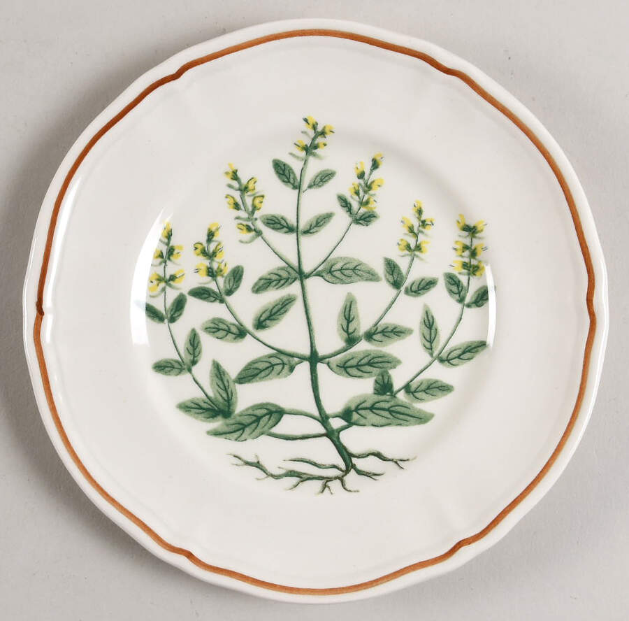 Herbs Canape Plate by Longchamp-1