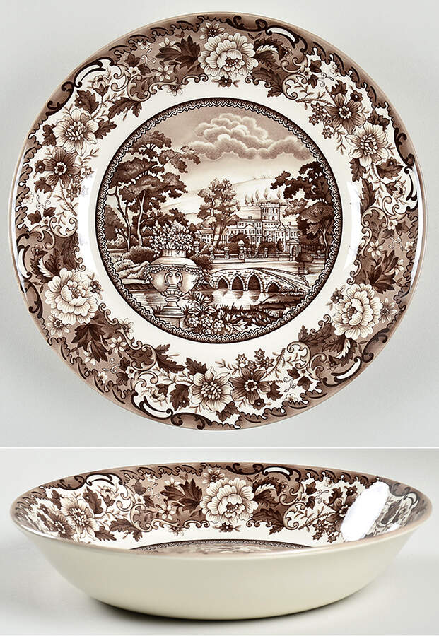 Belmont Brown Individual Dinner Bowl by Legend (Britsh Heritage)-1