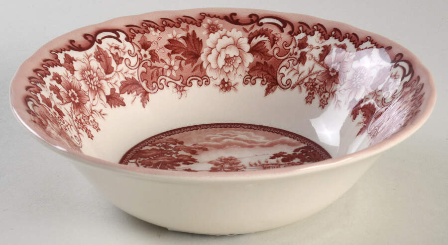 Belmont Pink Soup/Cereal Bowl by Legend (Britsh Heritage)-1