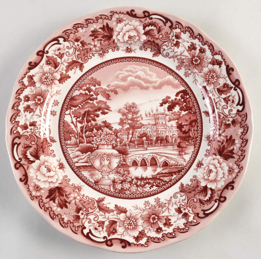 Belmont Pink Dinner Plate by Legend (Britsh Heritage)-1
