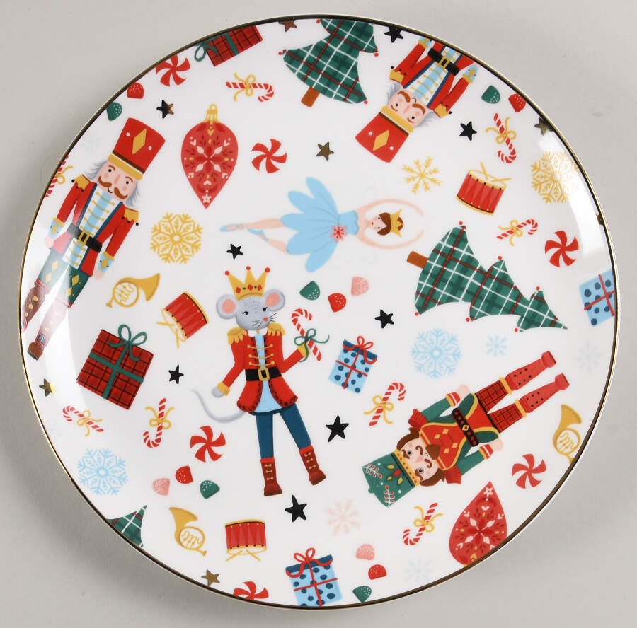 Nutcracker Ballet Accent Salad Plate by Lenox-1