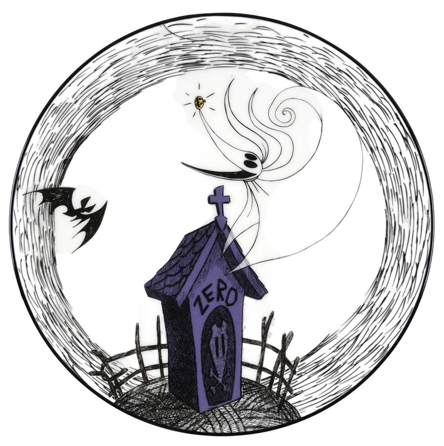 Nightmare Before Christmas Accent Salad Plate by Lenox-1