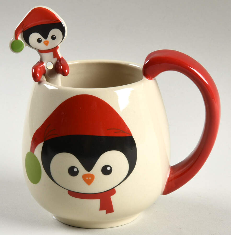 Christmas Giftware Mug & Spoon Set by Lenox-1