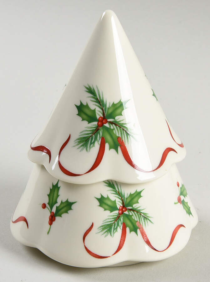 Christmas Giftware Candle Votive & Lid by Lenox-1