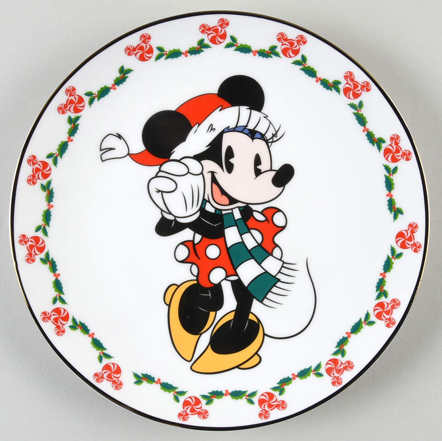 Disney Holiday Accent Salad Plate by Lenox-1