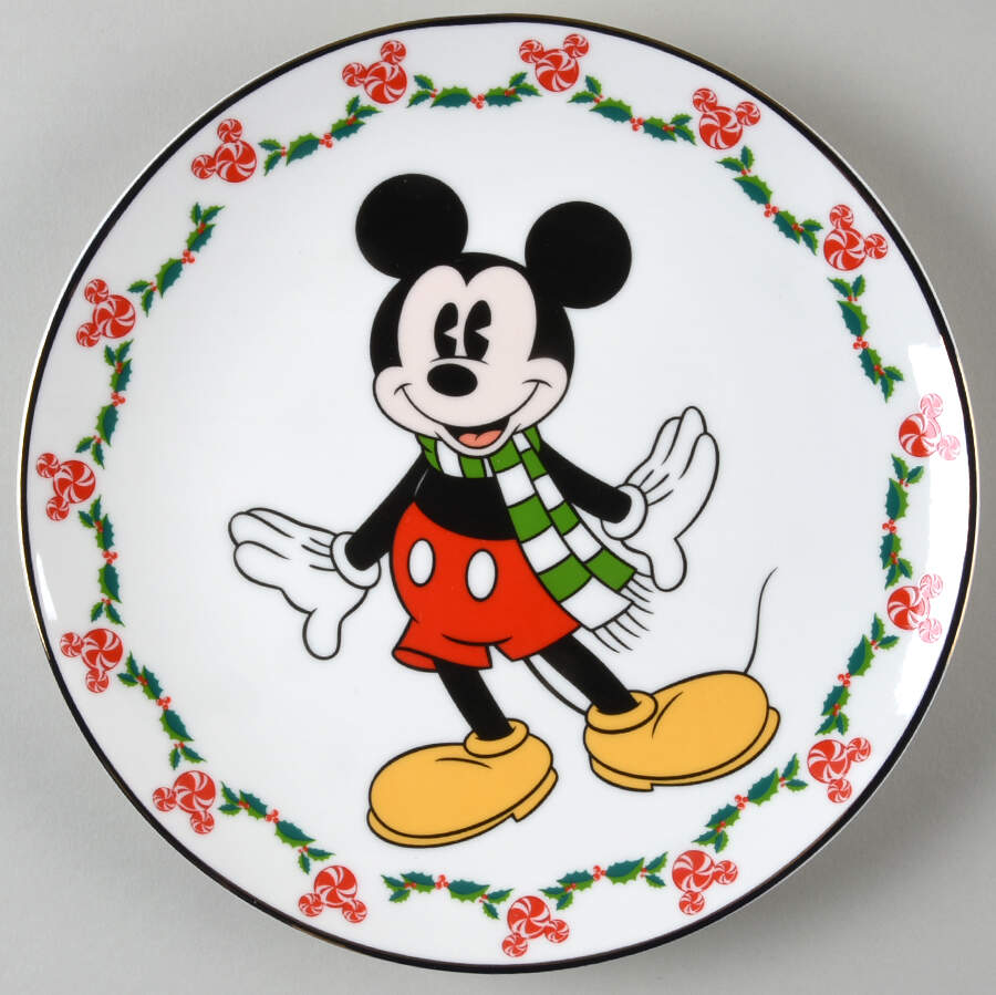 Disney Holiday Accent Salad Plate by Lenox-1