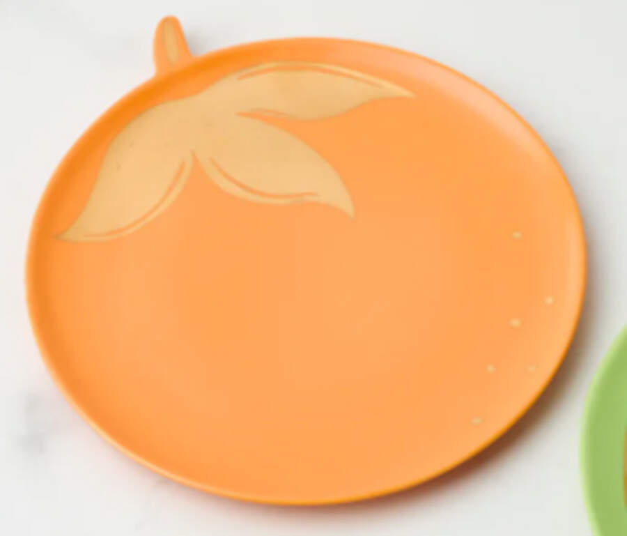 Tutti Fruity Figural Canape Plate by Lenox-1