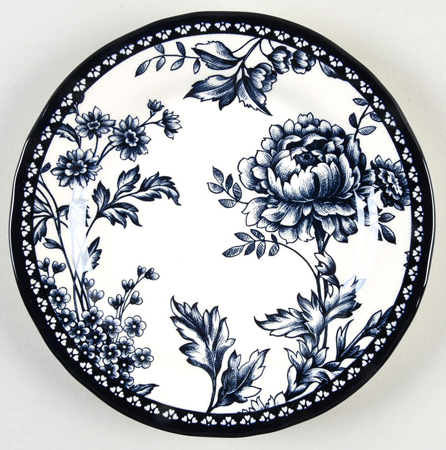Aster Blue Salad Plate by Legend (Britsh Heritage)-1