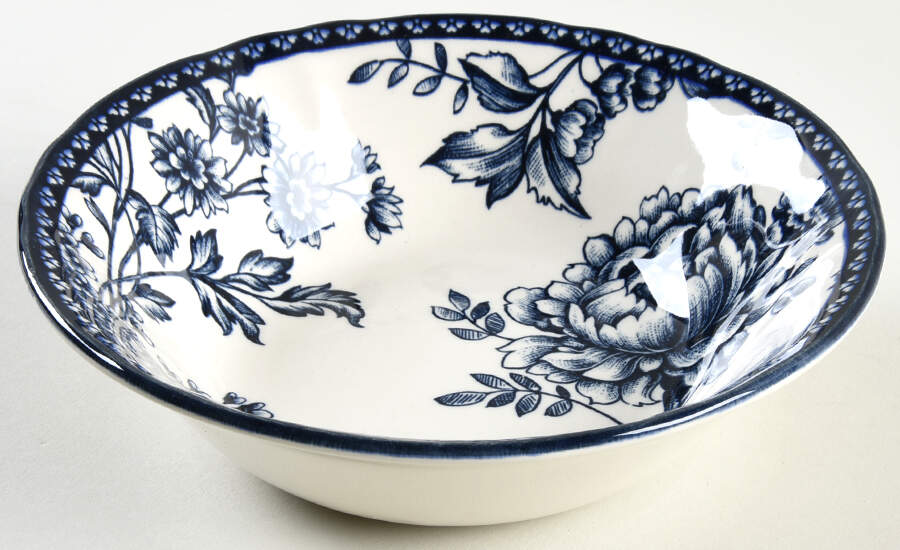 Aster Blue Soup/Cereal Bowl by Legend (Britsh Heritage)-1