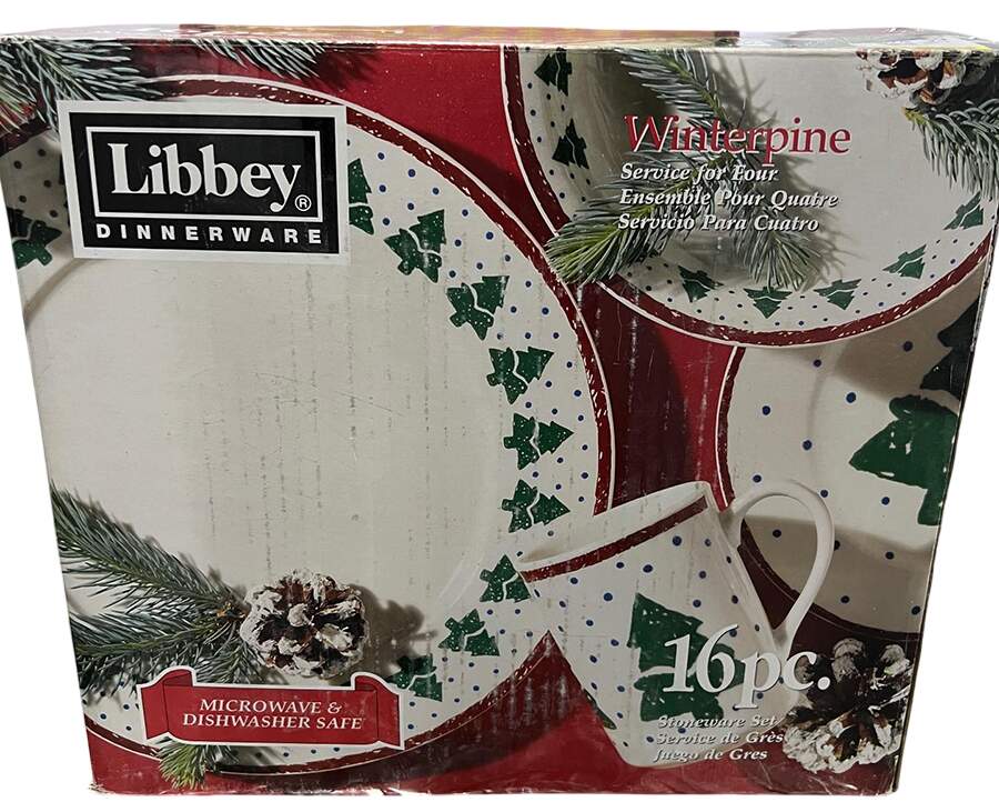 Winterpine Salad Plate by Libbey-1