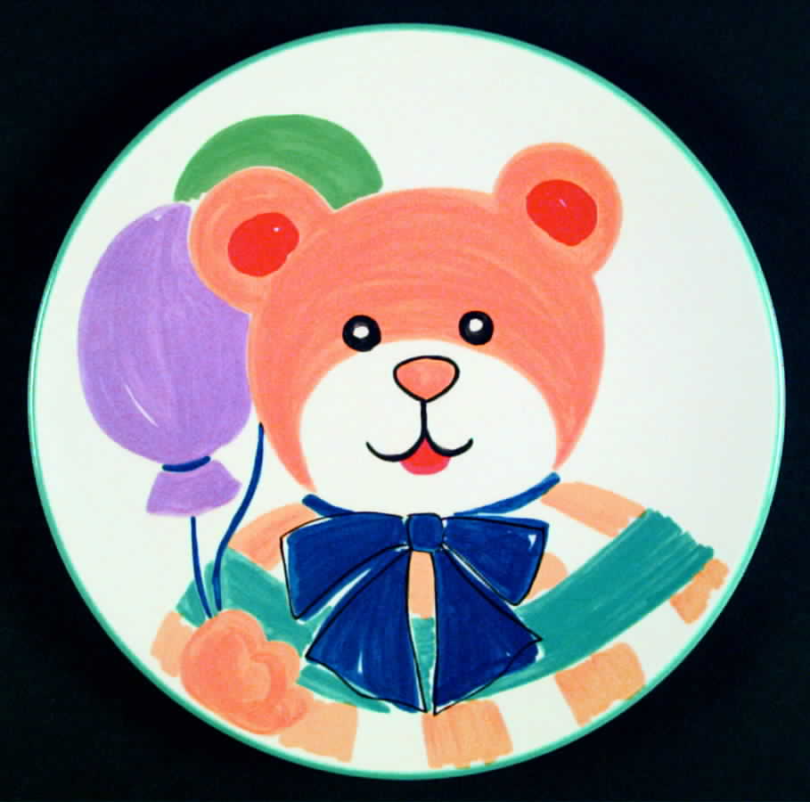 Happy Bear Luncheon Plate by Mikasa-1