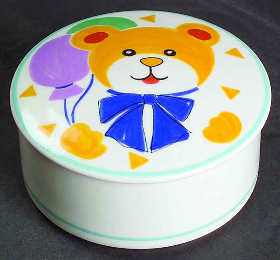 Happy Bear 3" Round Box & Lid by Mikasa-1