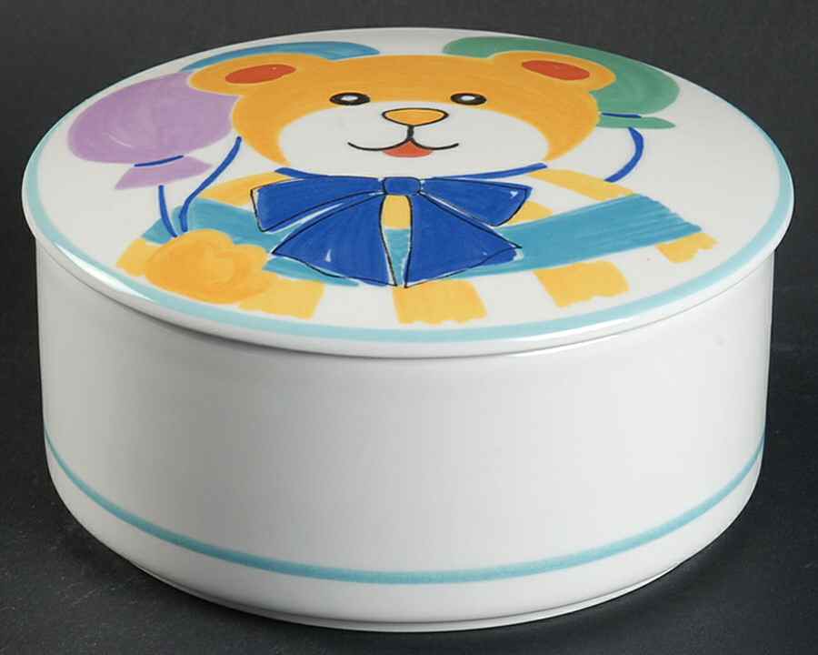 Happy Bear 4" Round Box & Lid by Mikasa-1