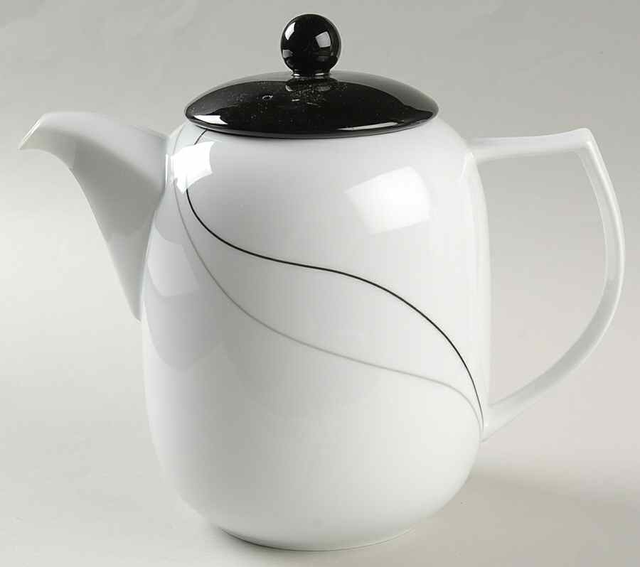 Threads Coffee Pot & Lid by Mikasa-1