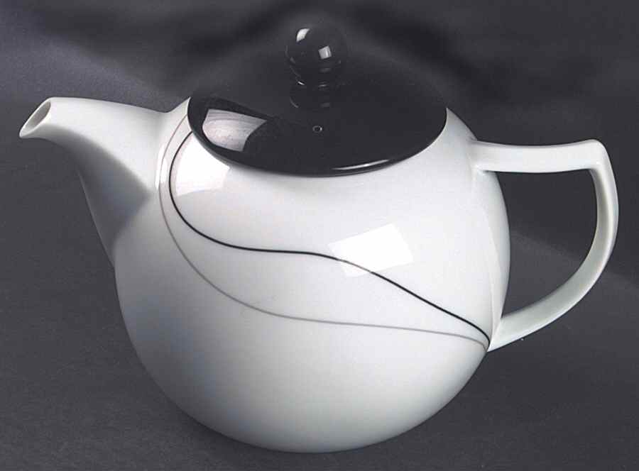 Threads Teapot & Lid by Mikasa-1
