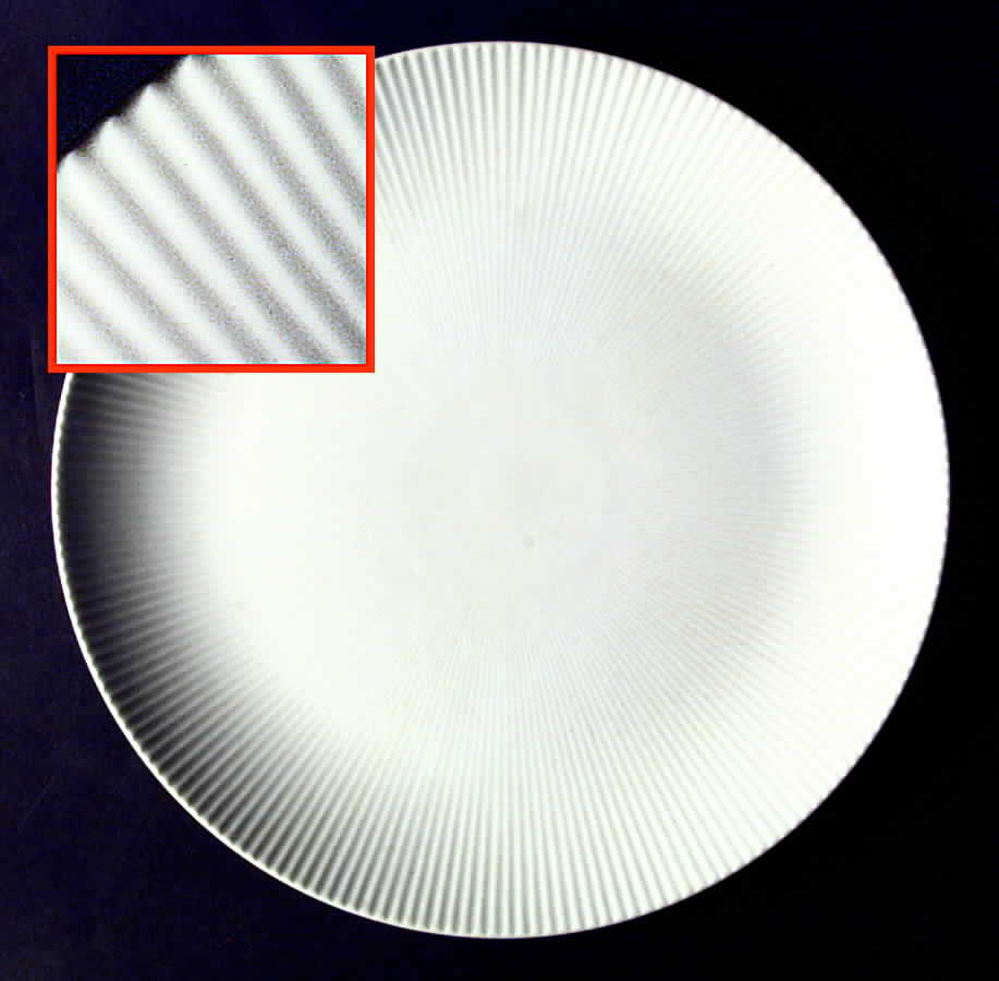 White Flute Dinner Plate by Macy's (China)-1