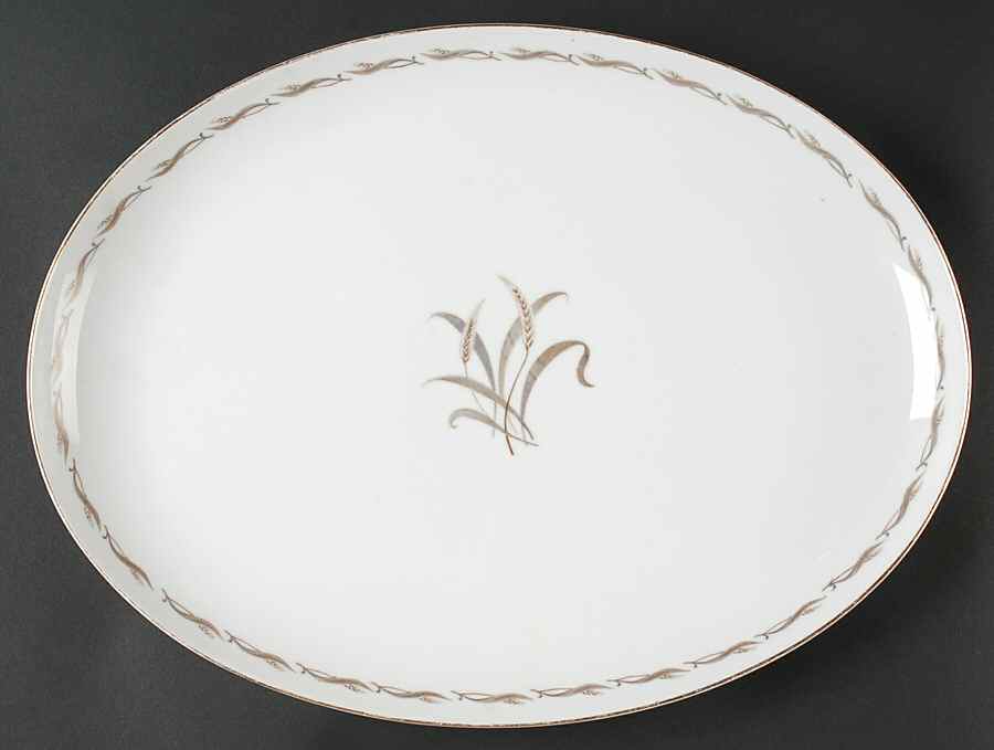 Paula 16" Oval Serving Platter by Mikasa-1