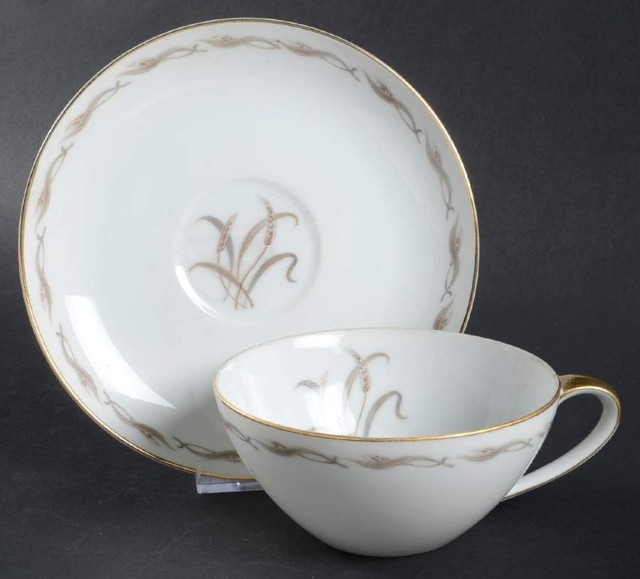 Paula Flat Cup & Saucer Set by Mikasa-1