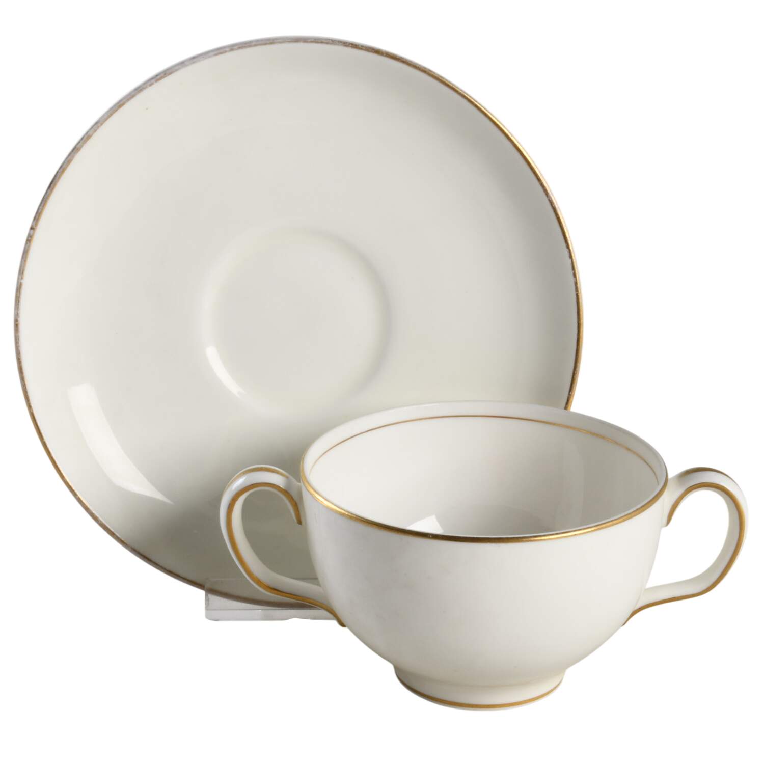 8740 Flat Bouillon Cup & Saucer by Minton-1