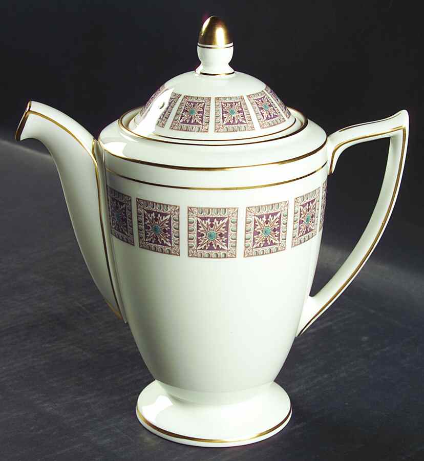 Acanthus Coffee Pot & Lid by Minton-1