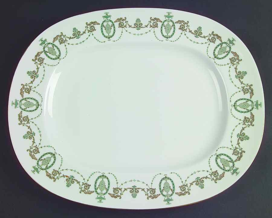 Adam 14" Oval Serving Platter by Minton-1