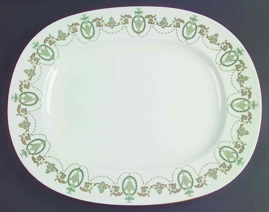 Adam 17" Oval Serving Platter by Minton-1