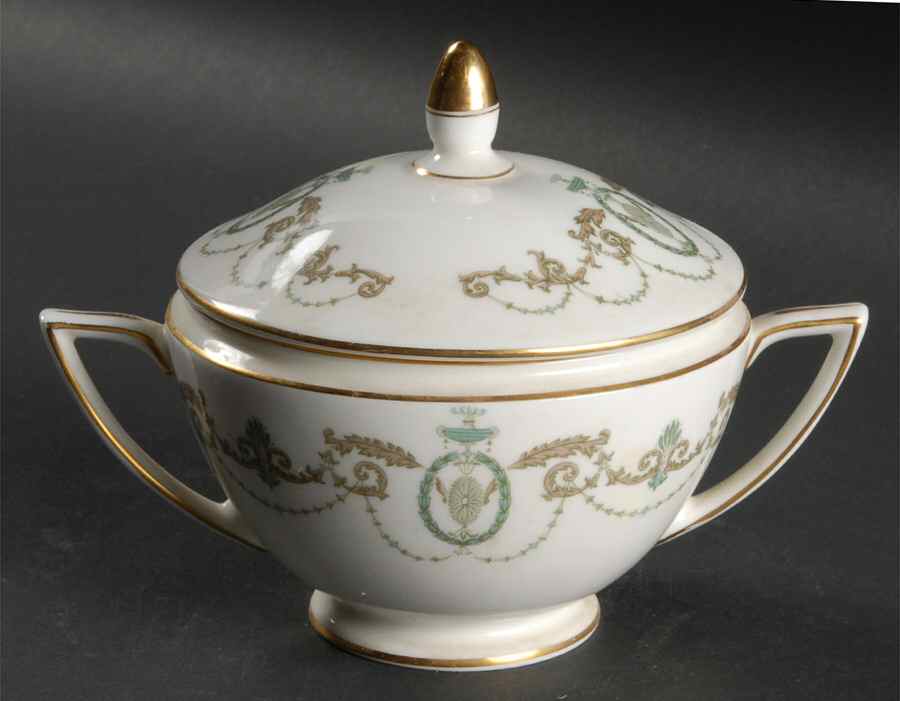 Adam Sugar Bowl & Lid by Minton-1