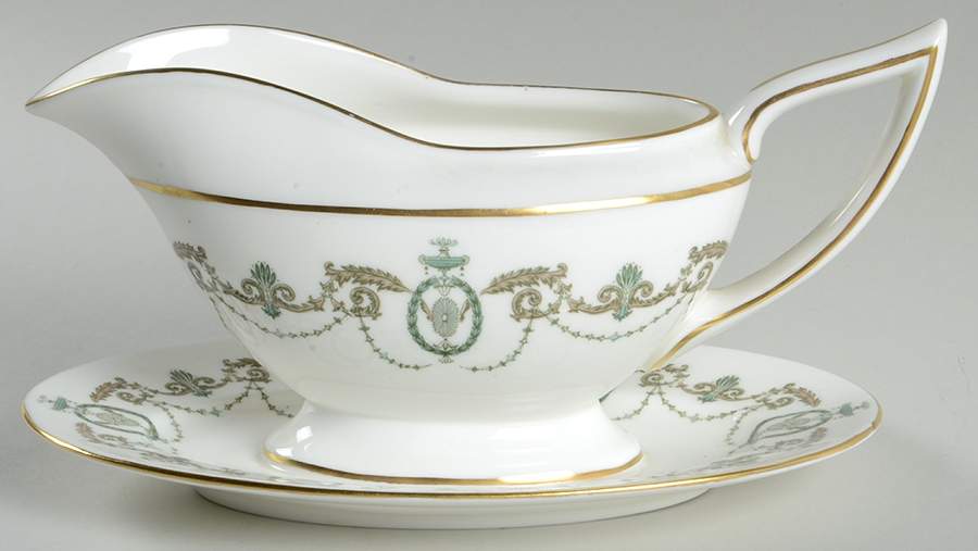 Adam Gravy Boat with Attached Underplate by Minton-1